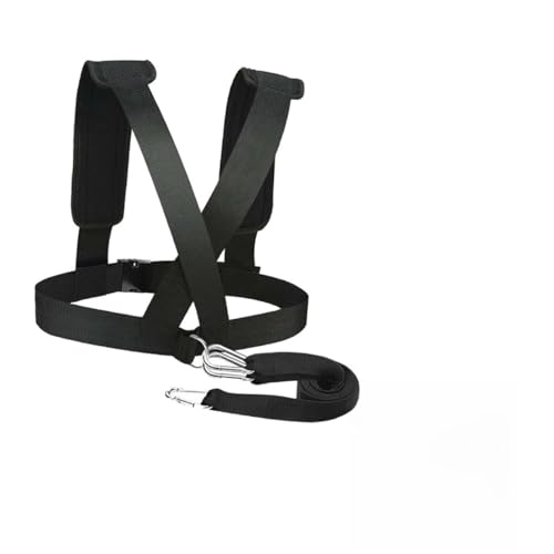2pcs Professional Weight Lifting Belt Shoulder Straps Training Belt for Fitness Sled Harness Grip Strength Enhancer