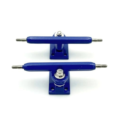 36mm Fingerboard Trucks with Hanger and Base for Finger Skateboard(Blue) - color: Blue