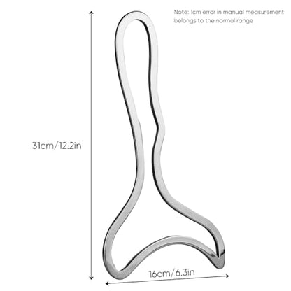 ONUEMP Stainless Steel Gua Sha Paddle, Therapy Massage Tool, Maderoterapia Kit Colombiana for Lymphatic Drainage, Cellulite Remover, Body Sculpting - size: Paddle