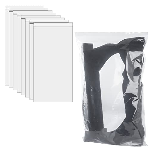 Portable Boot Storage Bags Dust Proof Shoe Bags for Storage Shoes, Boot, Clothing, Books, Toys and others, 8 Pcs 15.7"x27.5" Tall Boots Organizer Protector Bag for Home and Travel - color: Transparent