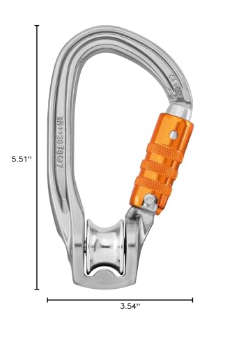 Petzl ROLLCLIP Z Pulley Carabiner - Triact-Lock (Spine Side Opening) - size: Type Z (Harness) - Triact-Lock