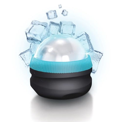 Homedics IcyGlide Portable Massage Roller Ball, Cryo Ball Cold Therapy | Rapid Pain Relief, 360-Degree EasyGlide Technology, Great for Post-Workout Muscle Recovery, Full Body Treatment