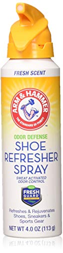 Arm & Hammer Odor Defense Shoe Refresher Spray, Fresh Scent, 4 oz (Pack of 2) - size: 4 Ounce (Pack of 2)