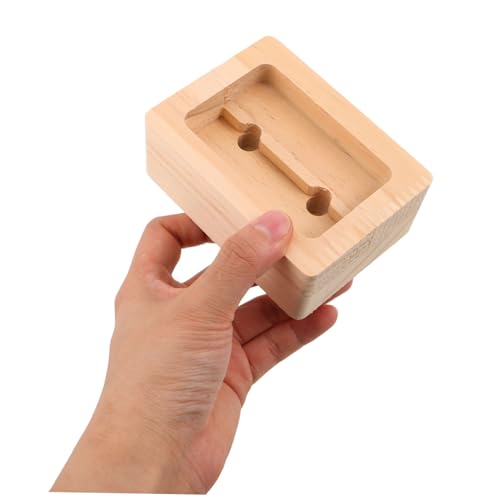 BESPORTBLE 2 Pieces Portable Wooden Climbing Fingerboard Hangboard for Finger Strength Training Indoor Outdoor Rock Climbing Training Board