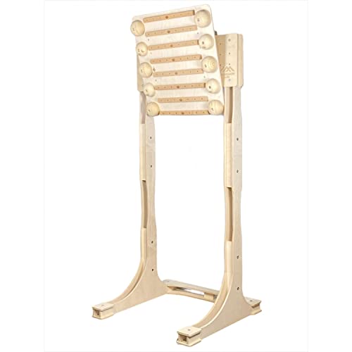 Training Rack 2,3m and Campus Board | for Rock Climbing and Bouldering| Mini Climbing Wall | for Finger Strengt and Pull Up | Climbing hangboard