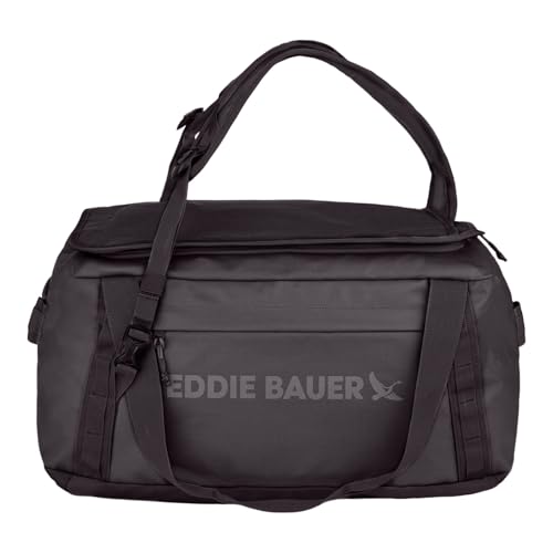 Eddie Bauer Maximus Duffel Bag 40L and 70L | Hiking | Outdoor | Travel | Lightweight | Weather-Resistant | Durable | Rugged - color: Black, size: 40L