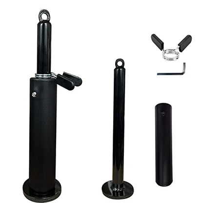Weight Loading Pin for LAT Pulldown Pulley System, Cable Machine Attachment Gym Pin fit 1 Inch and 2 Inch Weight Plate for Strength Training
