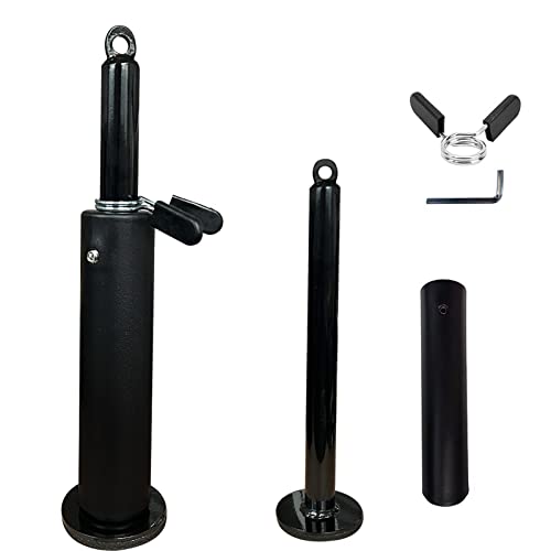Weight Loading Pin for LAT Pulldown Pulley System, Cable Machine Attachment Gym Pin fit 1 Inch and 2 Inch Weight Plate for Strength Training