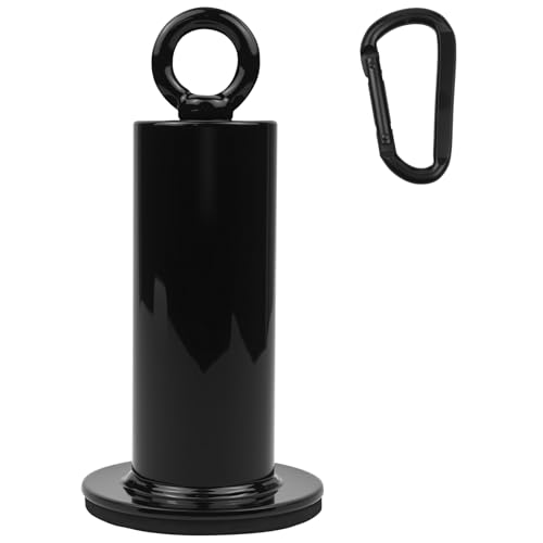 LFJ Weight Loading Pin with Carabiner Fit 2 Inch Olympic Weight Plates for Cable Pulley System LAT Pulldown Home Gym Accessory
