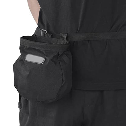Rock Climbing Chalk Bag, Chalk Bag Oxford Waist Pouch, Bolsa Magnesia Escalar with Adjustable Belt and for Fitness Gym Weight Lifting Bouldering Ma Gnesium Sack