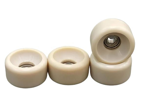 LEEFAI Pro Fingerboard Wheels Handmade Peek Finger Skateboard Wheel- Durable Outdoor Street Bowl Wheels- Measure 8.5x5.0mm