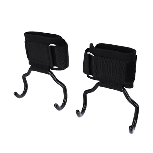 Dpofirs Multi Functional Heavy Duty Hooks 330LBS | Adjustable Non Slip Wrist Straps for Pull Ups Deadlifts Men Women Gym