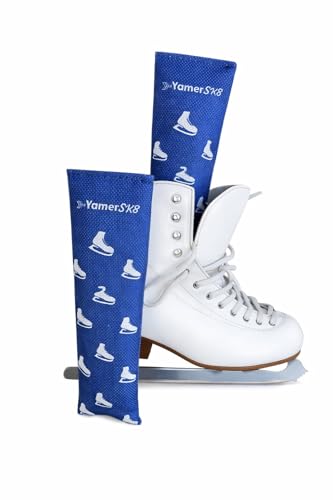 Scented Skates Deodorizer Odor Eliminator & Moisture Absorber for Figure Skates, Hockey Skates, Roller Skates 2 Pack - color: Navy Blue
