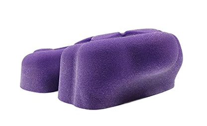 Atomik Rock Climbing Holds XL Screw-On Flower in Bright Purple