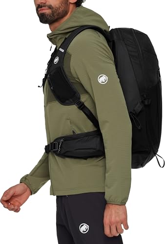 Mammut Ducan 22 – Unisex Outdoor Backpack for Hiking, Running, and Everyday Adventures, Black, 22L - color: Black