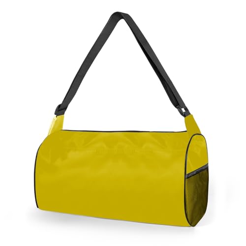 C&F BOGMOST Small Gym Bag for Women & Men,Small Lightweight Duffel Bag Carry On Bags Mini Duffel Travel Bag Waterproof Sports Bags for Workout/Sport/Travel, Yellow - color: A2-Yellow-Small, size: 15 INCHES