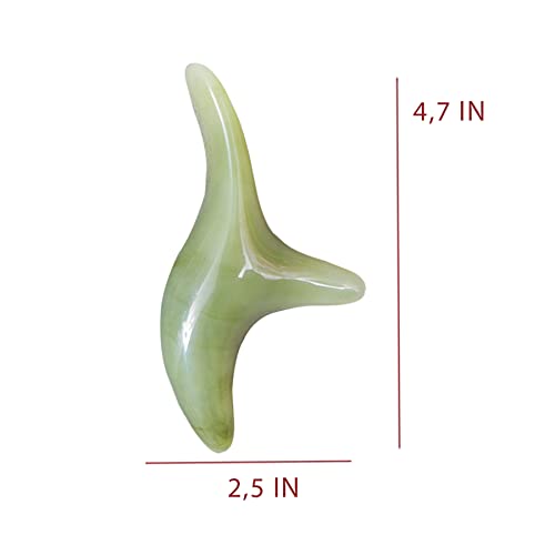 Broman Reflexology Tool - Trigger Point Massage Tool, Perfect for Full Body Massage, Ideal as Foot Massager and Hand Massager, Small Yet Mighty, Emerald-Color - color: Emeraldcolor