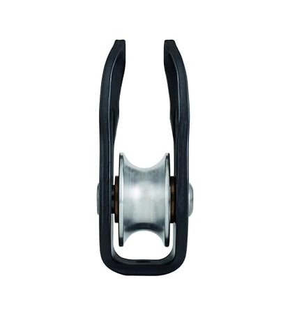 Petzl, FIXE, Compact Pulley with Fixed Side Plates, Black - color: Black