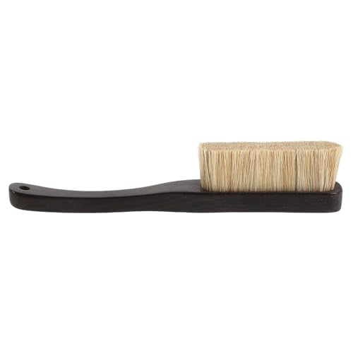Portable Chalk Brush Rock Climbing Equipment with Wooden Handle Small Climbing Brush for Bouldering Professionals Wall Cleaning - size: 16.30X3.30X2.30CM