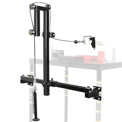SYNTECSO Arm Wrestling Battle Table Training Pulley System, Tensile Force Professional Equipment Fitness Forearm, Table Corner Fixation Wrist Exerciser