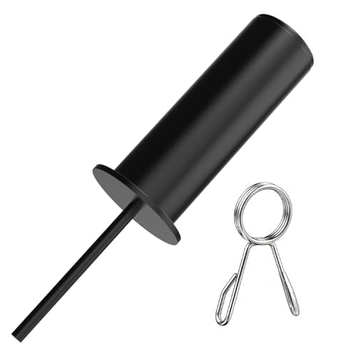 8/10MM Weight Stack Pin, Gym Pin with Spring Clip Collar, Weight Stack Extender Pin for Strength Training Equipment, Weight Pin for Commercial Gym and Home Gym - size: 10mm