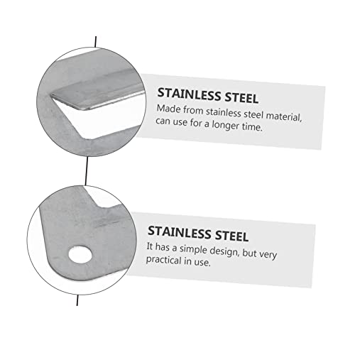 10pcs Stainless Steel Range Hood Hooks Triangle Hanging Boards for Kitchen Accessories for Side-Suction Hood Installation