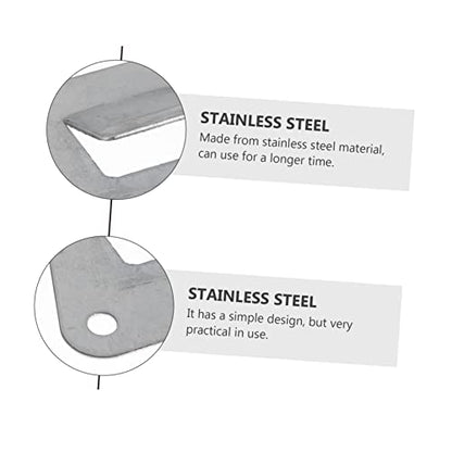 10pcs Stainless Steel Range Hood Hooks Triangle Hanging Boards for Kitchen Accessories for Side-Suction Hood Installation