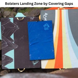 Asana Rock Star - Supplemental Bouldering Crash Pad - Sit Start Bouldering Mat, Climbing Crash Pad Gap Cover, Sport Mat & Essential Bouldering Gear (36" x 23" x 1") Made in USA