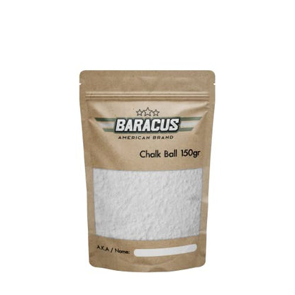 BARACUS Chalk Bag - Premium Gym Chalk for Climbing & Lifting Chalk, Gymnastics, Weightlifting, Crossfit, Pool Dance, Training and Improve Your Hand Grip - size: 150 gr / 5.20 oz