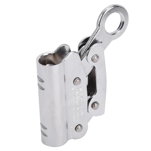 6KN Alloy Steel Climbing Anti Fall Self Locking Equipment, High Load Bearing, Reverse Grip Blocking Tooth Design, for Aerial Working, Maintenance, Construction, Pwshymizvpgawoqh6