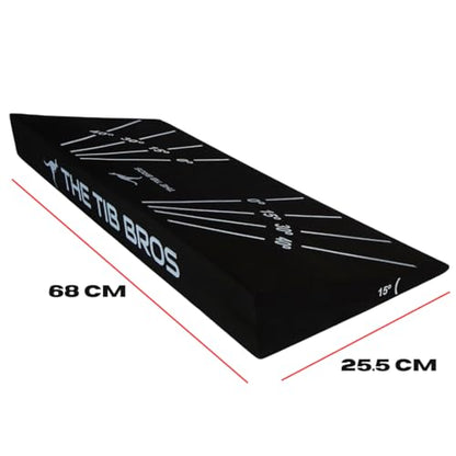 Squat Wedge Block - Squat Weight Lifting Wedges for Home Gym or Personal Trainers - Ramp Blocks for Heel Elevated Squatting Workout - Calf Raise Platform Board