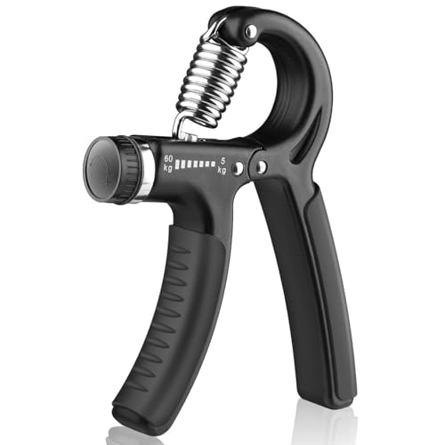 2 Pack Hand Grip Strengthener, Grip Strength Trainer, Adjustable Resistance 11-132Lbs (5-60kg)