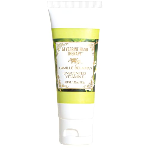 Camille Beckman Glycerine Hand Therapy Cream, Vitamin E Unscented, 1.35 Ounce - size: 1.35 Ounce (Pack of 1)