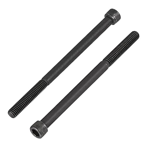 uxcell 3/8-16x5-1/2" Hex Socket Head Cap Screw Bolts 12.9 Grade Alloy Steel 5pcs - size: 3/8x5-1/2"