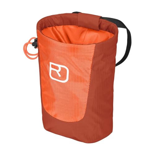 ORTOVOX Chalk Bag, Nylon, Desert Orange, 90 grams, 3 Pockets