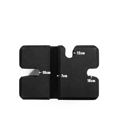EVA Bench Press Block Bench Adjustable Exercise Block Non Slip Board Foam Training Board - color: Black
