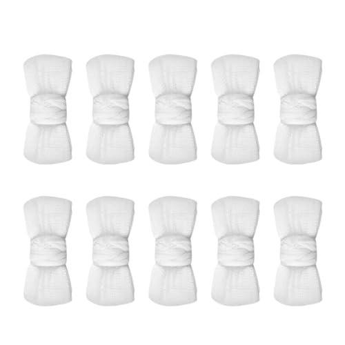 Pack of 10 Breathable Cotton Finger Guards Elastic Sports Bandages for Basketball Climbing Instrumentalists
