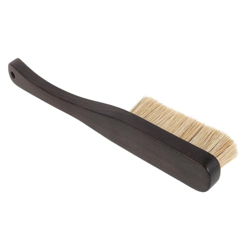 KOMBIUDA Climbing Chalk Brush and Wooden Handle with Boar Hair Bristles Efficiently Removes Chalk and Dirt Without Damaging Natural Rock for Outdoor Rock and Grip Cleaning for All-Season