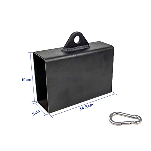 Pinch Block with Carabiner Devices Easy Using Finger Hanging Steel Grip Strength Training for Workout Forearm Training Gym Climbing, B