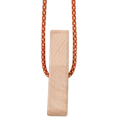 Portable Wooden Climbing Hangboard with Rope, Fingerboard Grip Trainer for Rock Climbing, Bouldering, Pull-Up & Forearm Strength Training