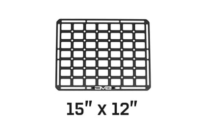 DV8 Universal Molle Panels 15" x 12" for Garages Available in 3 Sizes | Can Mounted Almost Anywhere Including Vehicles, Universal Mounting for Tools, Recovery Gear, & More - size: 15" x 12"