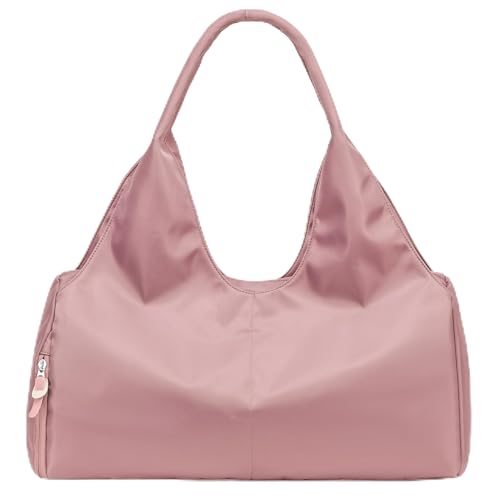 Forestfish Yoga Gym Bag For Women With Shoes Compartment & Wet Dry Storage Pockets Lightweight Duffel Bag, Pink - color: Pink