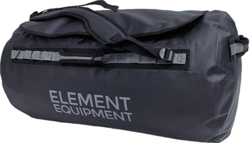Element Equipment Trailhead 2.0 Waterproof Duffel Bag Shoulder Straps Black/Grey Medium - color: 2.0 Black/Grey, size: Medium 51 Liters