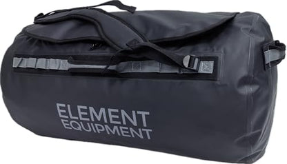 Element Equipment Trailhead 2.0 Waterproof Duffel Bag Shoulder Straps Black/Grey Medium - color: 2.0 Black/Grey, size: Medium 51 Liters