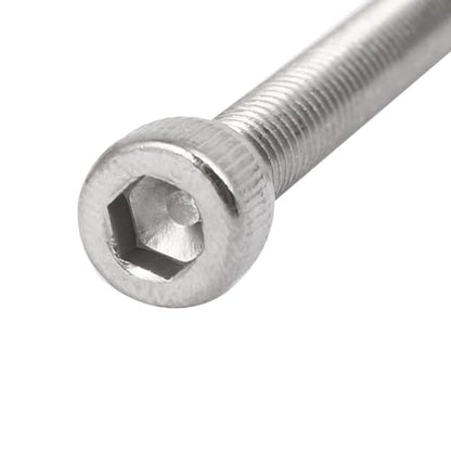 TOP-VIGOR 12Pcs M6-1.0 x 70mm Hex Socket Head Cap Screws, Allen Socket Drive DIN912, 304 Stainless Steel Replacement Machine Fastener Screws for Bicycle Motorcycle Machine Repairment - size: M6 x 70mm x 12pc