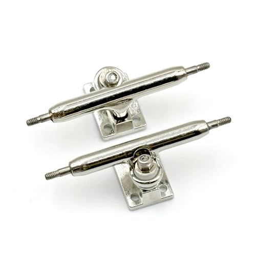 A1 Pro Fingerboard Trucks 36mm 34mm 32mm with New Base and Pivot Cup (34mm Chrome) - color: 34mm Chrome