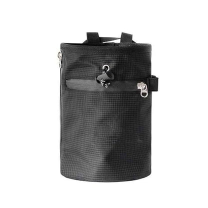 Rock Climbing Chalk Bag with Belt & Zippers Storage Pocket Fitness Gym Weightlifting Bouldering Magnesiums Bag Climbing Chalk