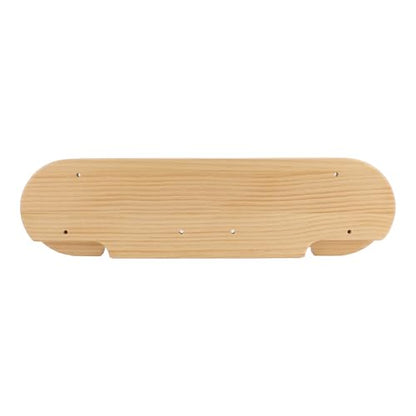 RiToEasysports Wooden Climbing Fingerboard, Portable Hangboard for Rock Climbing Training with Finger Holes Varying Lengths Depth