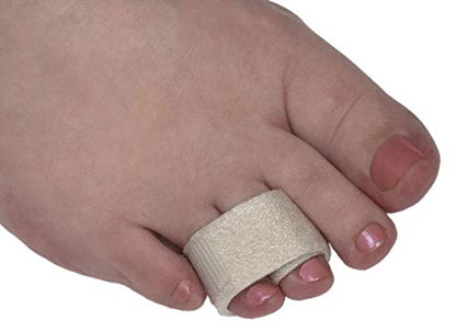 Flents Finger & Toe Wraps, Compression Support Straps, 2 Pack, USA Made | Hook And Loop Closure Provides Adjustable Secure Fit, Helps Stabilize Digits During Recovery, Easy to Use, Comfortable Design - size: Round