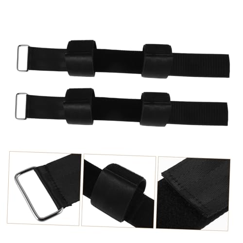 1Pair Heavy Duty Adjustable Dumbbell and Barbell Loading Straps Durable Workout Foot Straps for Strength Training Dip Pullups Squats Enhance Ankle Strength and Stability